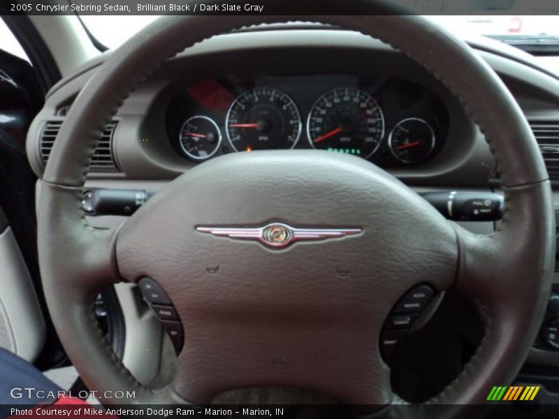 Brilliant Black / Dark Slate Gray 2005 Chrysler Sebring Sedan