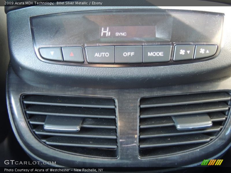 Controls of 2009 MDX Technology