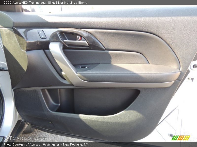 Billet Silver Metallic / Ebony 2009 Acura MDX Technology