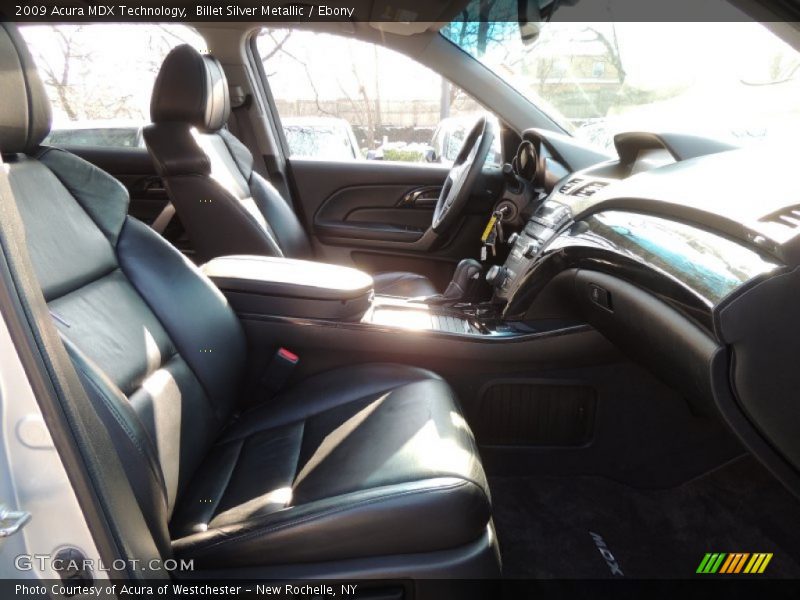 Billet Silver Metallic / Ebony 2009 Acura MDX Technology