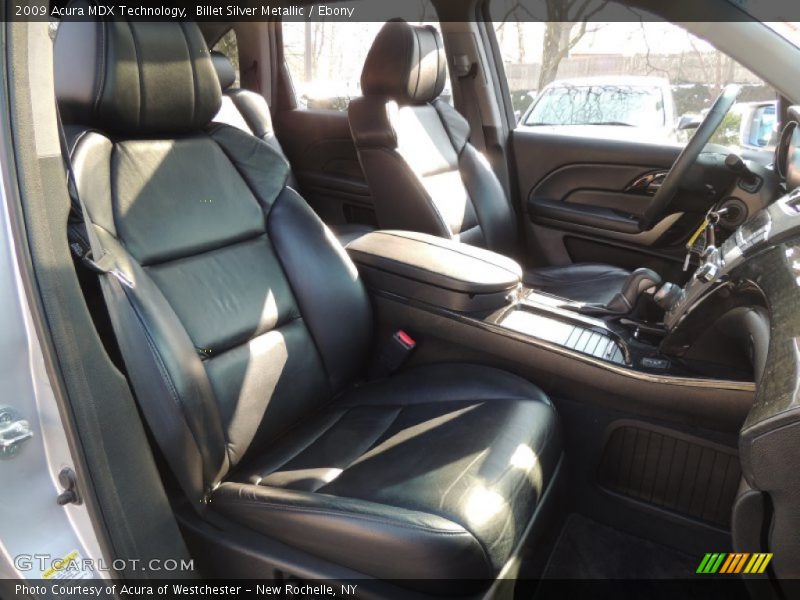 Billet Silver Metallic / Ebony 2009 Acura MDX Technology