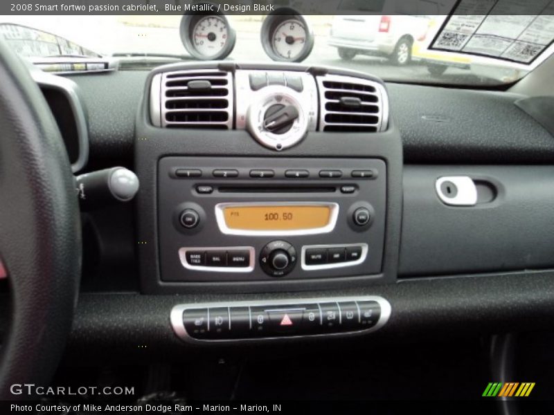 Blue Metallic / Design Black 2008 Smart fortwo passion cabriolet