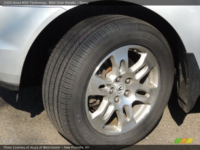 Billet Silver Metallic / Ebony 2009 Acura MDX Technology