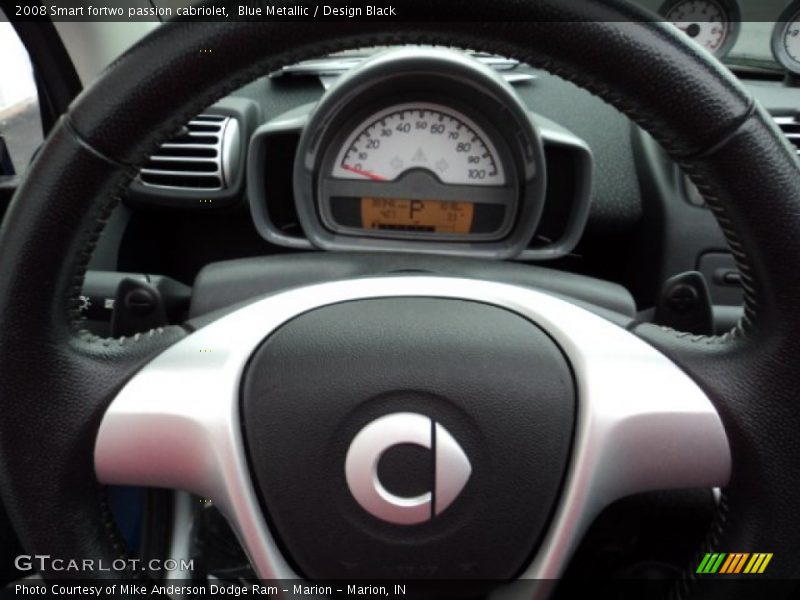 Blue Metallic / Design Black 2008 Smart fortwo passion cabriolet