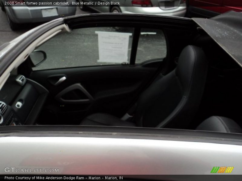 Blue Metallic / Design Black 2008 Smart fortwo passion cabriolet