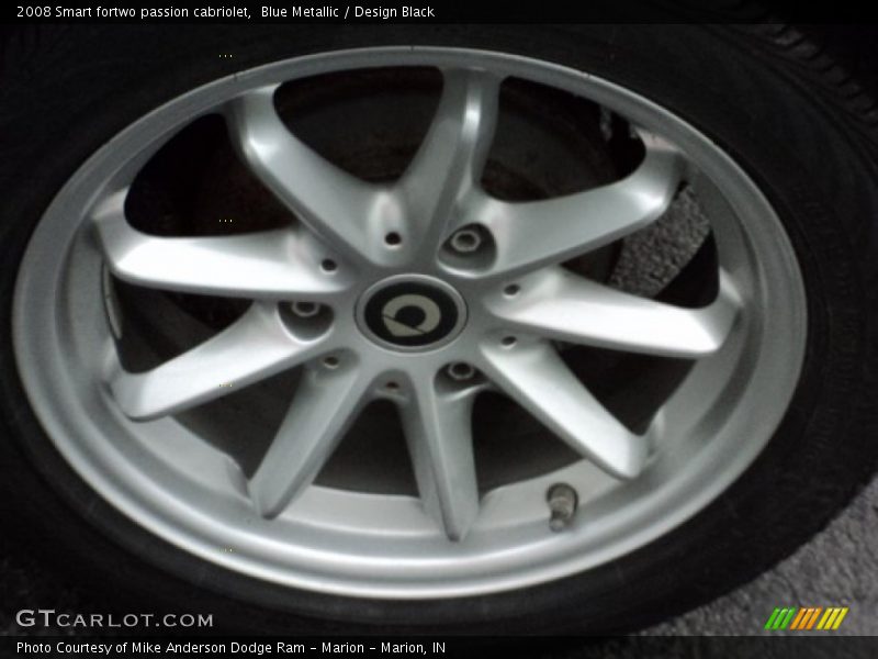 Blue Metallic / Design Black 2008 Smart fortwo passion cabriolet