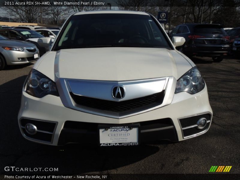 White Diamond Pearl / Ebony 2011 Acura RDX SH-AWD