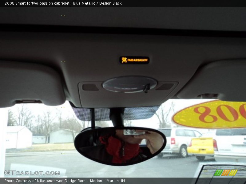 Blue Metallic / Design Black 2008 Smart fortwo passion cabriolet