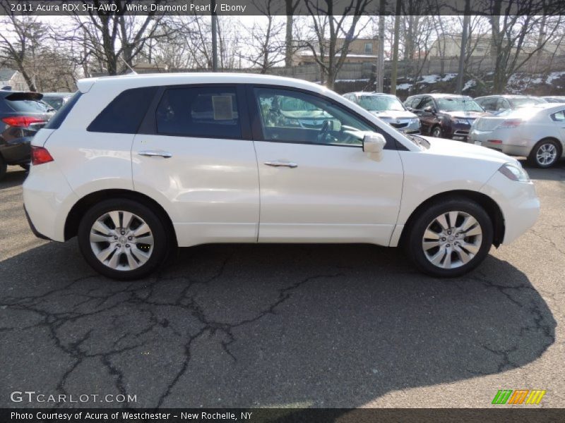 White Diamond Pearl / Ebony 2011 Acura RDX SH-AWD