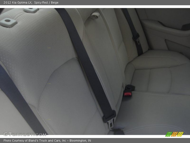 Spicy Red / Beige 2012 Kia Optima LX