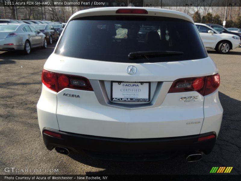 White Diamond Pearl / Ebony 2011 Acura RDX SH-AWD