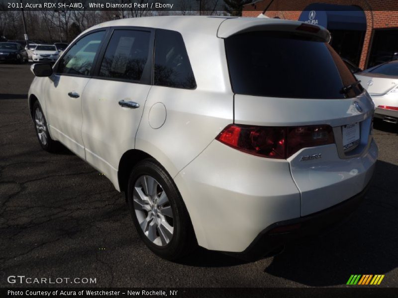 White Diamond Pearl / Ebony 2011 Acura RDX SH-AWD