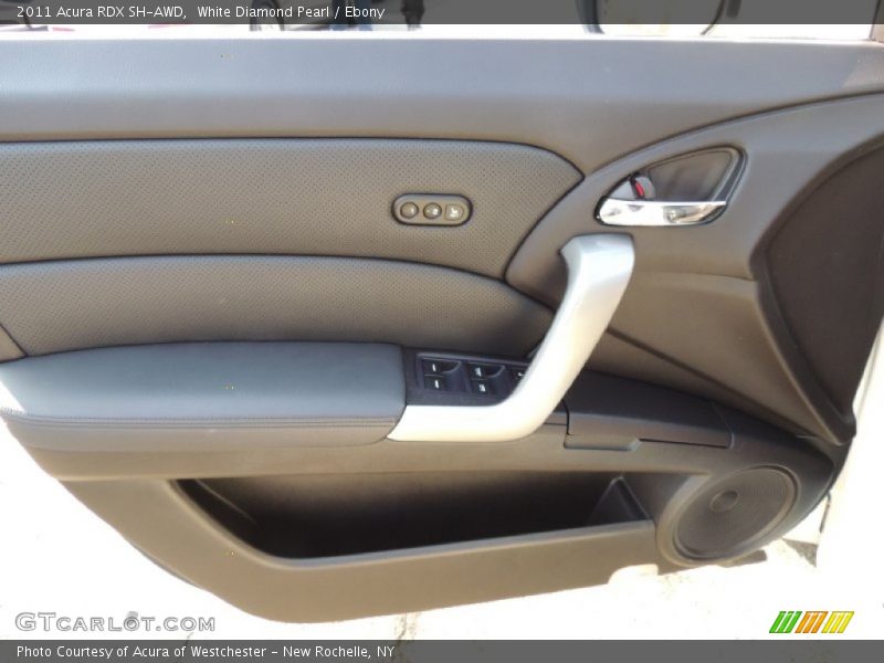 White Diamond Pearl / Ebony 2011 Acura RDX SH-AWD