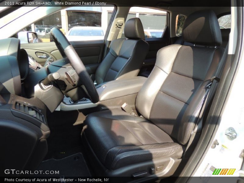 White Diamond Pearl / Ebony 2011 Acura RDX SH-AWD