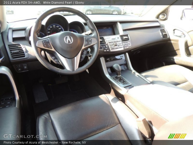 White Diamond Pearl / Ebony 2011 Acura RDX SH-AWD