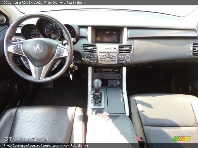 White Diamond Pearl / Ebony 2011 Acura RDX SH-AWD