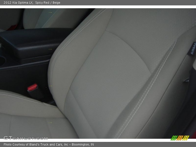 Spicy Red / Beige 2012 Kia Optima LX