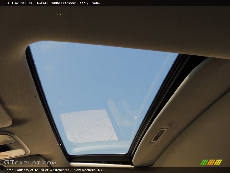 White Diamond Pearl / Ebony 2011 Acura RDX SH-AWD