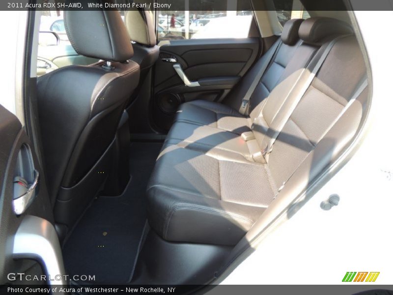 White Diamond Pearl / Ebony 2011 Acura RDX SH-AWD
