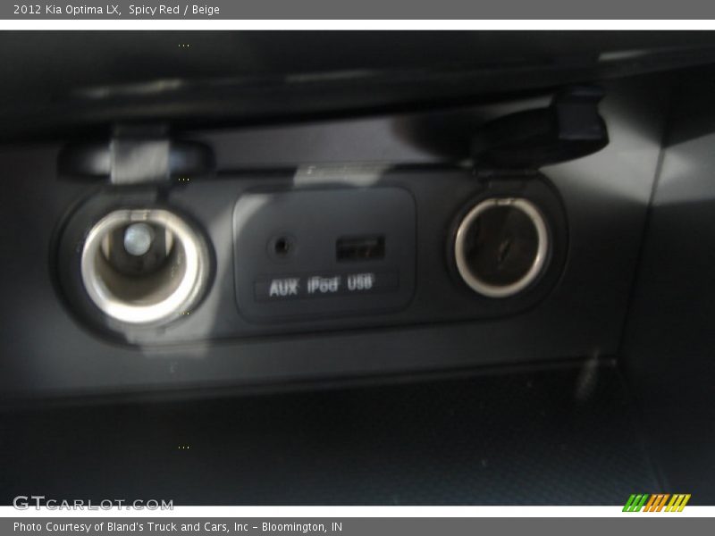 Spicy Red / Beige 2012 Kia Optima LX