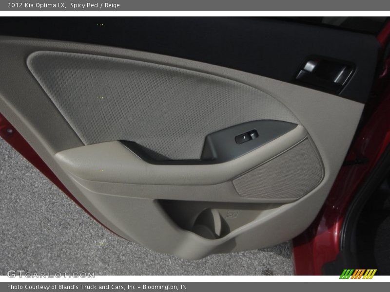 Spicy Red / Beige 2012 Kia Optima LX