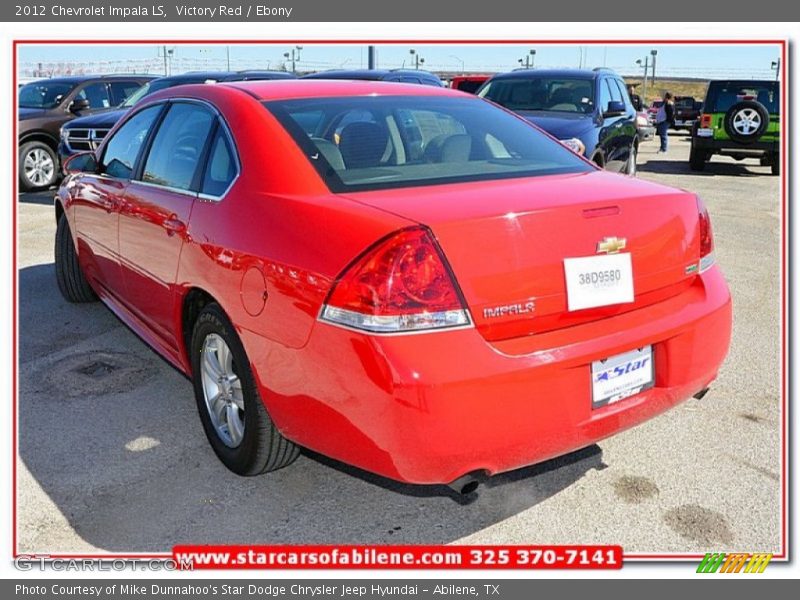 Victory Red / Ebony 2012 Chevrolet Impala LS