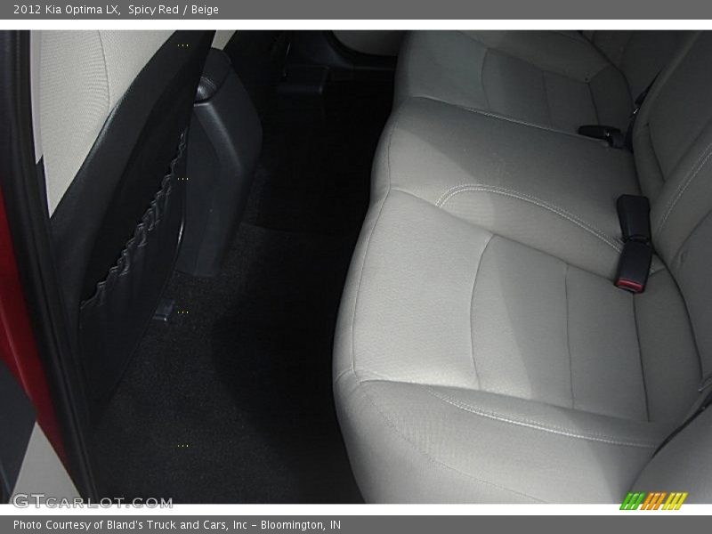 Spicy Red / Beige 2012 Kia Optima LX