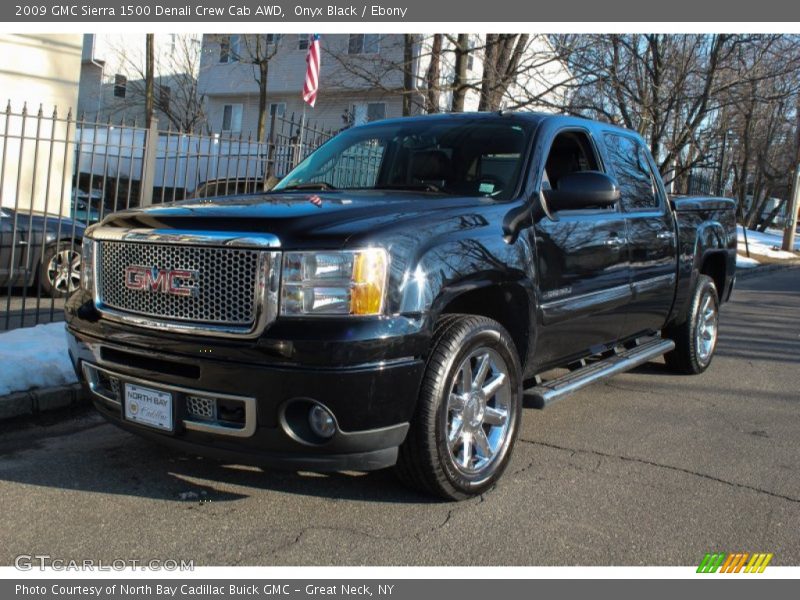 Onyx Black / Ebony 2009 GMC Sierra 1500 Denali Crew Cab AWD