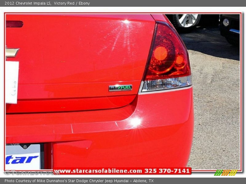 Victory Red / Ebony 2012 Chevrolet Impala LS