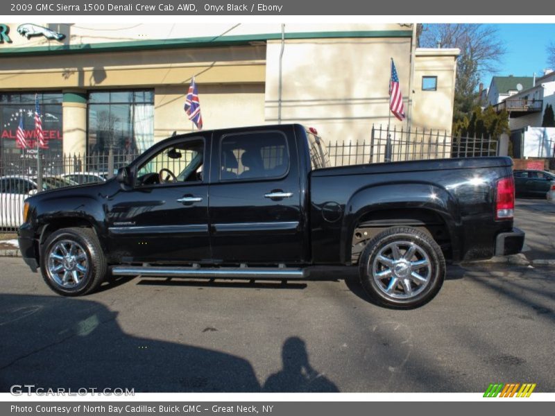 Onyx Black / Ebony 2009 GMC Sierra 1500 Denali Crew Cab AWD