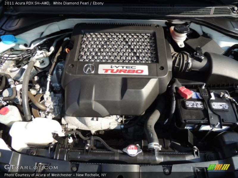 White Diamond Pearl / Ebony 2011 Acura RDX SH-AWD