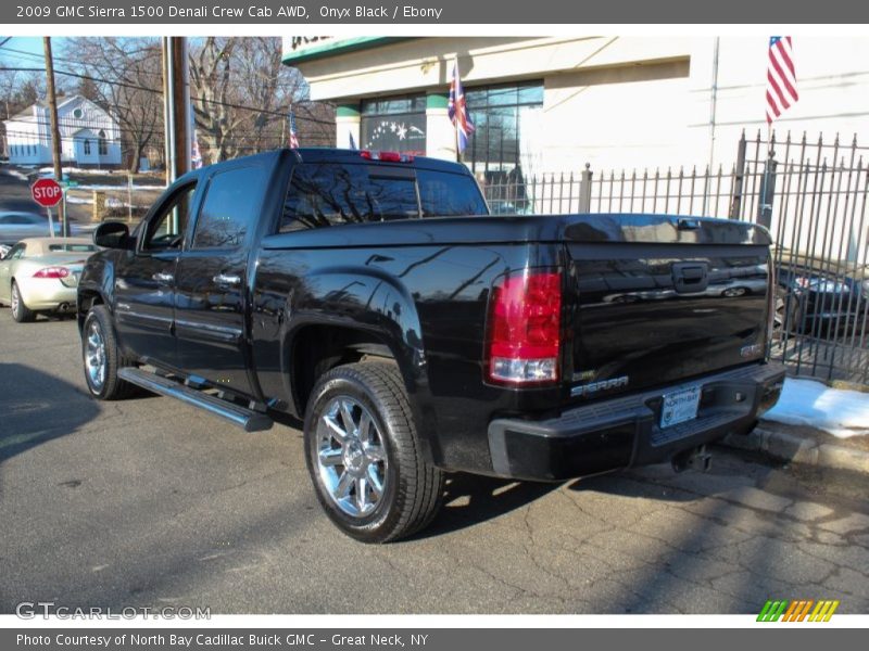 Onyx Black / Ebony 2009 GMC Sierra 1500 Denali Crew Cab AWD