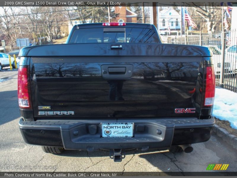 Onyx Black / Ebony 2009 GMC Sierra 1500 Denali Crew Cab AWD