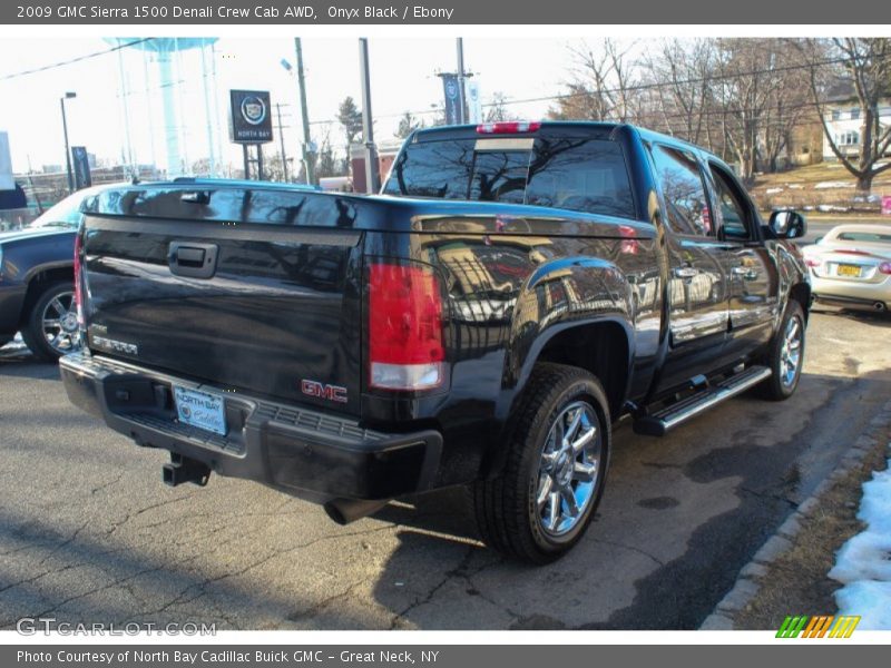 Onyx Black / Ebony 2009 GMC Sierra 1500 Denali Crew Cab AWD