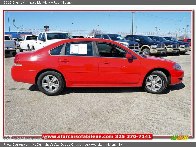 Victory Red / Ebony 2012 Chevrolet Impala LS