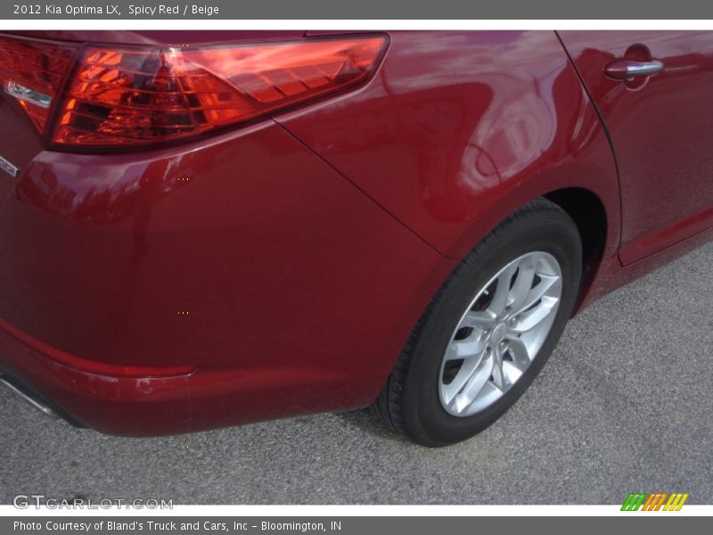 Spicy Red / Beige 2012 Kia Optima LX