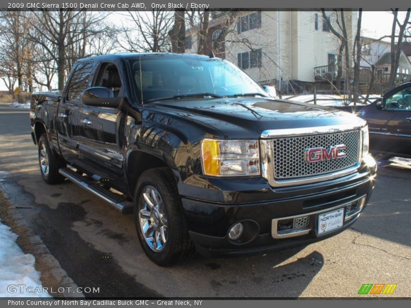 Onyx Black / Ebony 2009 GMC Sierra 1500 Denali Crew Cab AWD