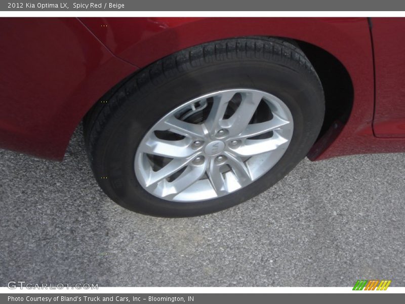 Spicy Red / Beige 2012 Kia Optima LX