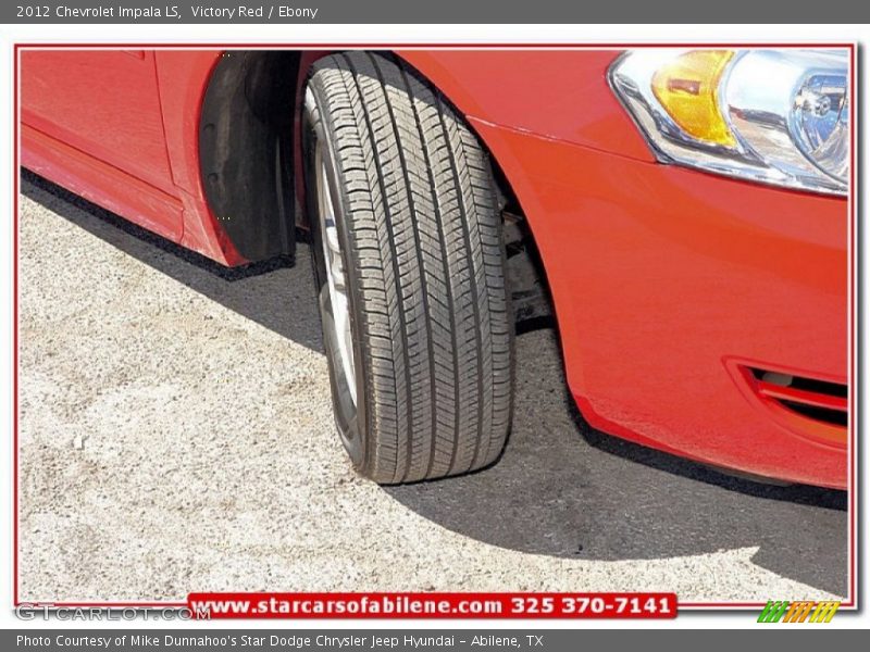 Victory Red / Ebony 2012 Chevrolet Impala LS