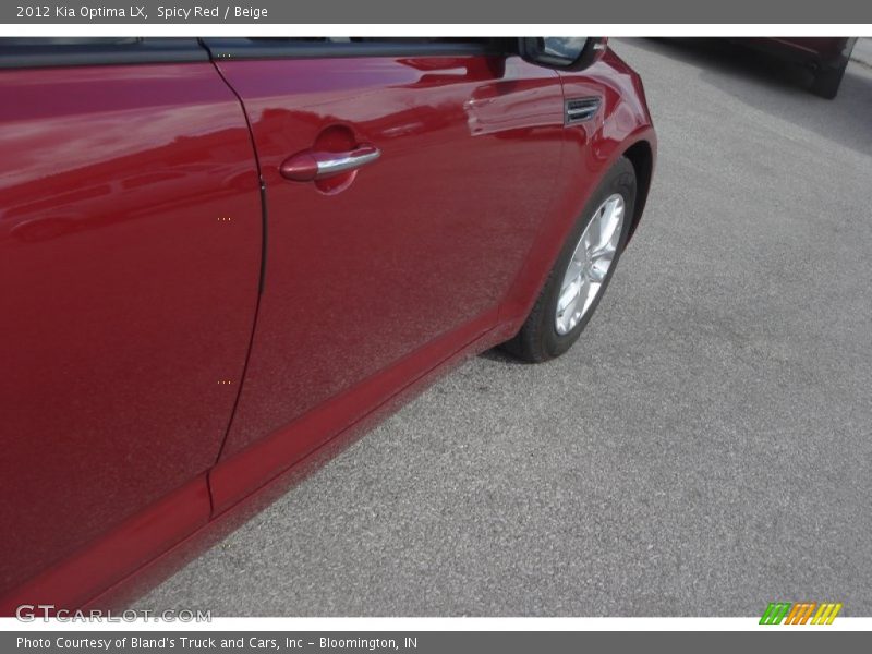 Spicy Red / Beige 2012 Kia Optima LX