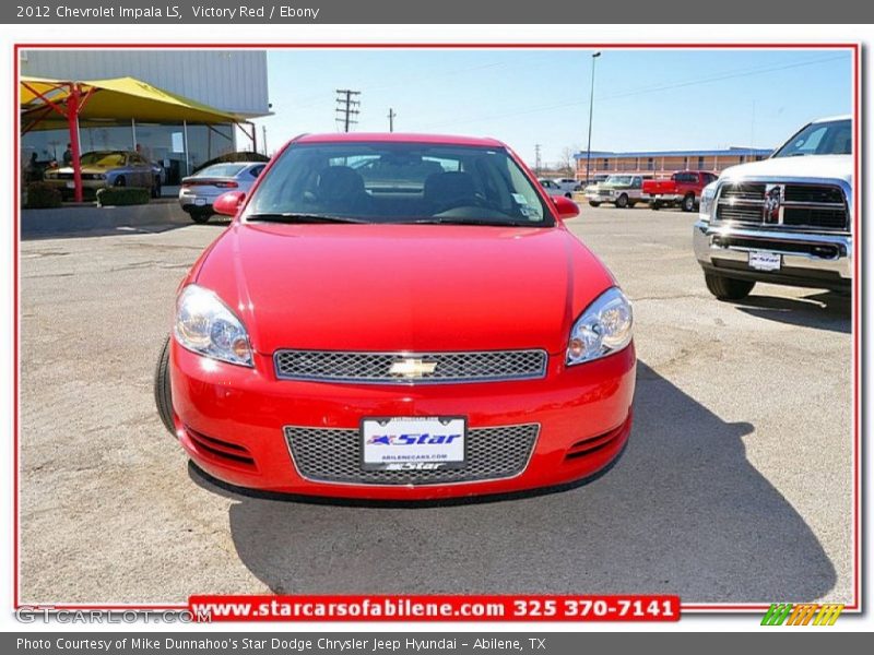 Victory Red / Ebony 2012 Chevrolet Impala LS