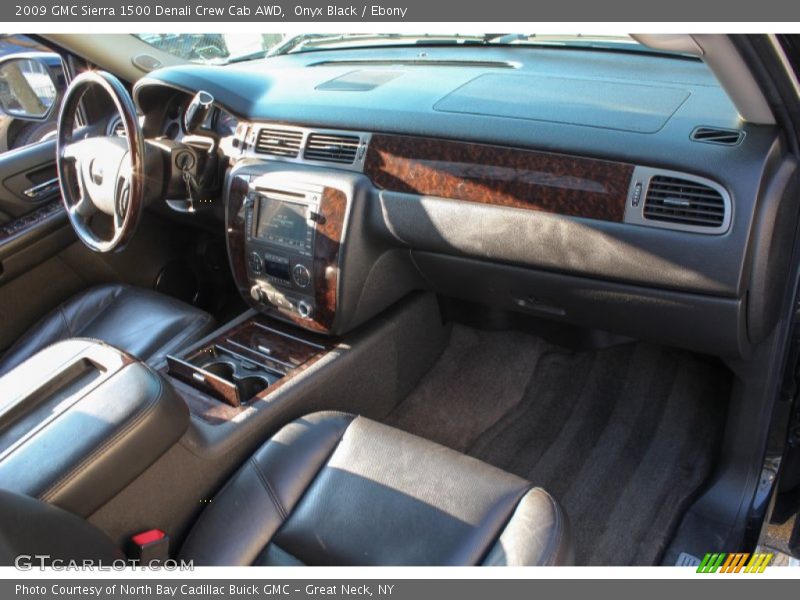 Onyx Black / Ebony 2009 GMC Sierra 1500 Denali Crew Cab AWD