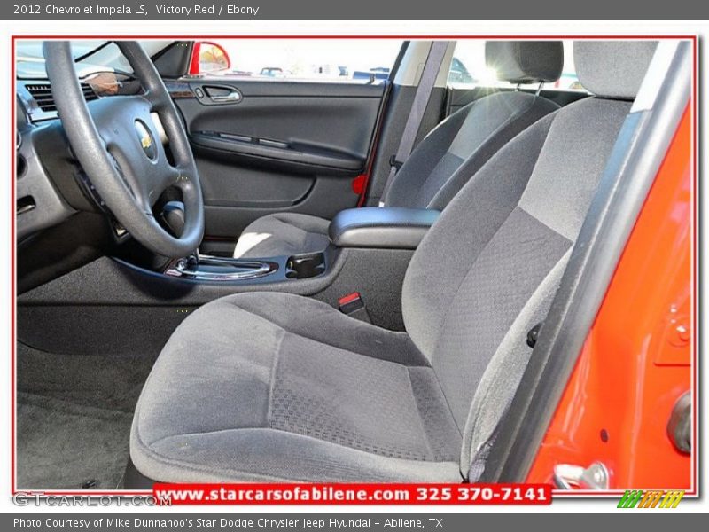 Victory Red / Ebony 2012 Chevrolet Impala LS