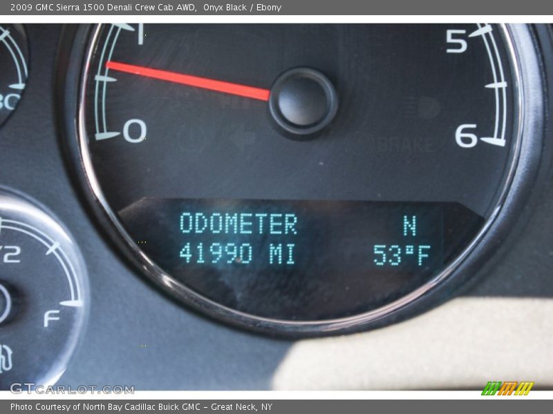 Onyx Black / Ebony 2009 GMC Sierra 1500 Denali Crew Cab AWD