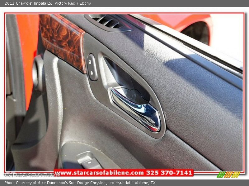 Victory Red / Ebony 2012 Chevrolet Impala LS