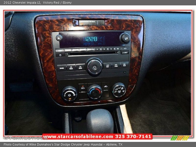 Victory Red / Ebony 2012 Chevrolet Impala LS
