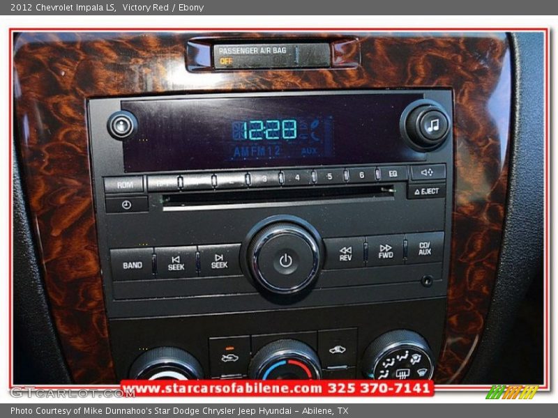 Victory Red / Ebony 2012 Chevrolet Impala LS
