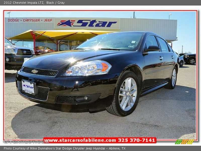Black / Gray 2012 Chevrolet Impala LTZ
