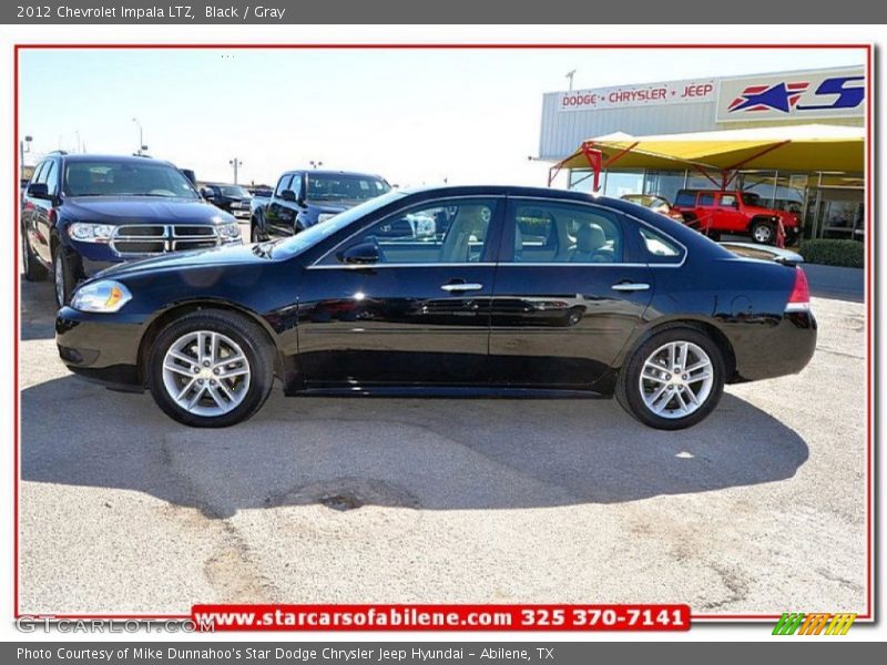 Black / Gray 2012 Chevrolet Impala LTZ
