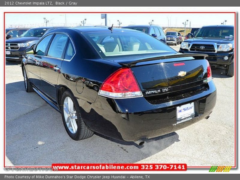 Black / Gray 2012 Chevrolet Impala LTZ
